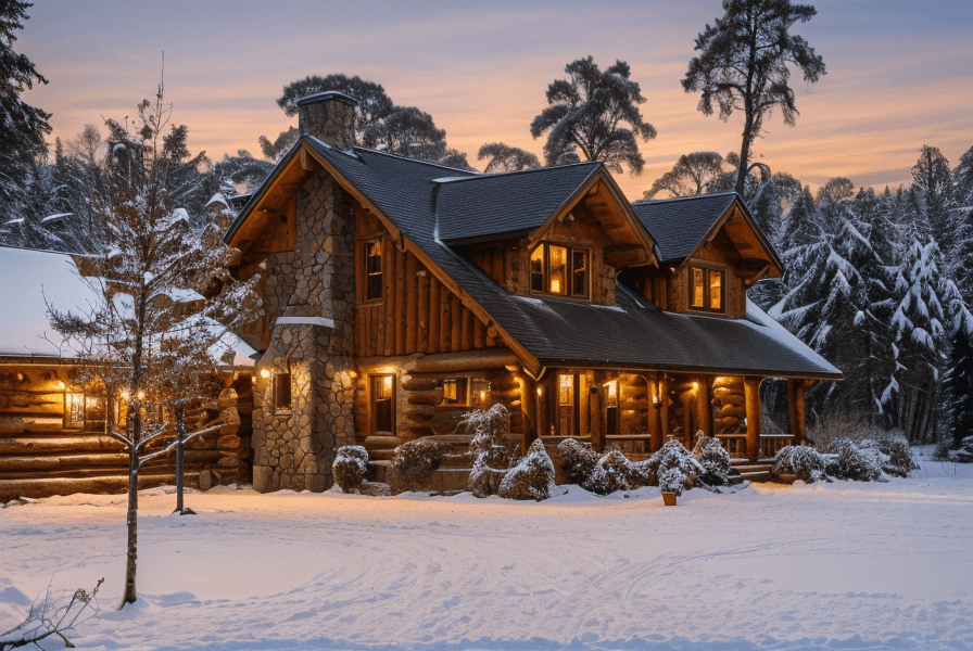 Skandinavische Blockhütte preview